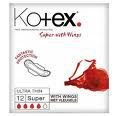 Kotex Ultra Towels Super with Wings Pack of 12