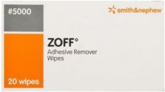 Zoff Adhesive Remover Wipes Pack of 20