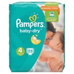 Pampers Baby Dry (unisex) Maxi Pack of 25