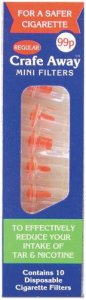 Crafe Away Anti-smoking Regular Filters Pack of 10