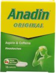 Anadin Original Caplets Pack of 16