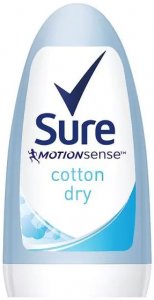 Sure Roll On Cotton Dry 50ml