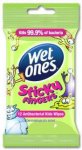 Wet Ones Sticky Fingers Wipes Pack of 12
