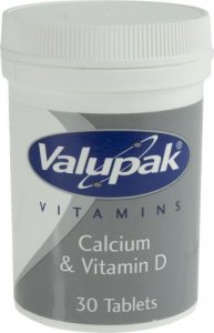 Valupak Calcium With Vitamin D Tablets 400mg Pack of 30