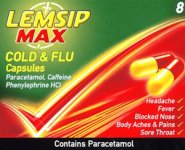 Lemsip Max Cold & Flu Capsules Pack of 8