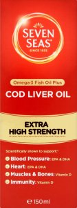 Seven Seas Cod Liver Oil Extra High Strength Liquid 150ml