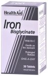 HealthAid Iron Bisglycinate Tablets Pack of 30