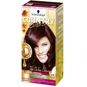 Country Colors Hair Colourant Rouge Noir 75