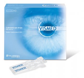 Vismed Lubricant Eye Drops 0.18% 0.3ml Pack of 20