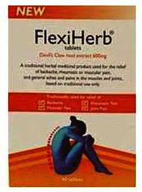 Flexiherb Devils Claw Extract Tablets 600mg Pack of 40