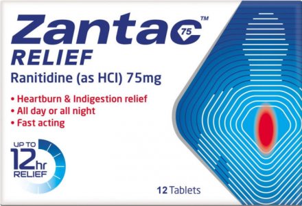 Zantac 75 Tablets Pack of 12