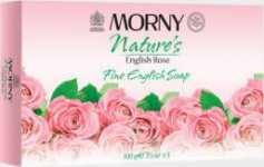 Morny Nature's English Rose Soap 100g Pack of 3