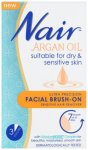 Nair Facial Brush On Hair Remover with Argan Oil 50ml