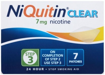 Niquitin 7mg Patches Clear Step 3 Pack of 7