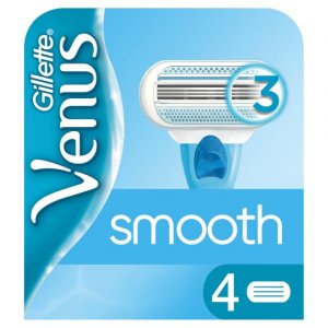Gillette Venus Smooth Razor Blades Pack of 4
