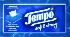 Tempo Tissue Single Box Soft & Strong Pack of 80