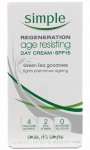 Simple Regeneration Age Resisting Day Cream SPF15 50ml