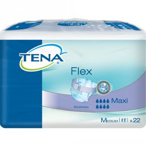 TENA Flex Maxi Medium Pack of 22 x 3