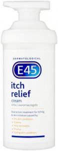 E45 Itch Relief Cream Pump Dispenser 500g
