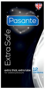 Pasante Extra Safe Condoms Pack of 12