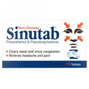 Sinutab Tablets Non-drowsy Pack of 15