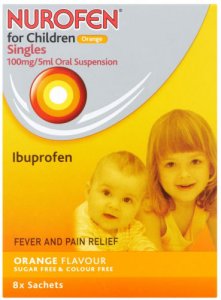 Nurofen For Children Orange Flavoured Sachets 5ml Pack of 8