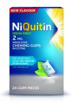 Niquitin 2mg Chewing Gum Freshmint Pack of 24