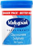 Valupak Glucosamine Sulphate Tablets 500mg Pack of 90