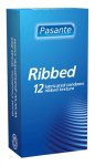 Pasante Ribbed Condoms Pack of 12