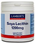 Lamberts Soya Lecithin Capsules 1200mg Pack of 120