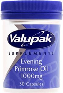 Valupak Evening Primrose Oil Capsules 1000mg Pack of 30