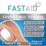 Fastaid Zinc Stretch Fabric Strapping 2.5cm x 4.5m