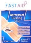 Fastaid Plasters Waterproof Strip 6.3cm x 1m