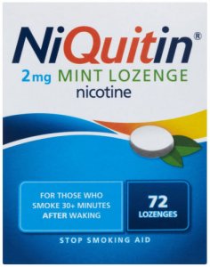 Niquitin 2mg Lozenges Mint Pack of 72