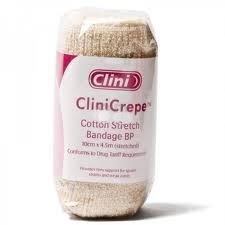 Clinicrepe Cotton Stretch Bandage 10cm x 4.5m