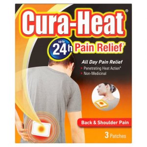 Cura-heat Back & Shoulder Pack of 3