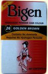 Bigen Permanent Powder Hair Colour Golden Brown 26