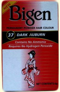 Bigen Permanent Powder Hair Colour Dark Auburn 37