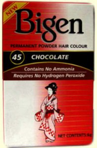 Bigen Permanent Powder Hair Colour Chocolate 45
