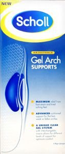 Scholl Gel Arch Support Adjustable size 8-9