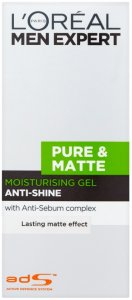 L'Oreal Men Expert Pure & Matte Moisturising Gel 50ml