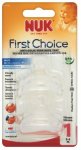 NUK First Choice Teat Silicone Size 1 Medium