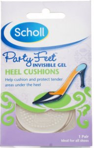 Scholl Party Feet Invisible Gel Heel Cushions