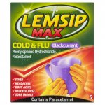 Lemsip Max Sachets Blackcurrant Pack of 5