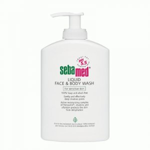Seba Med Liquid Face & Body Wash 1Ltr Pack of 3