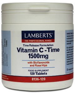 Lamberts Vitamin C Plus Bioflavonoids Tablets 1500mg Pack of 120