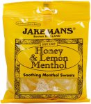Jakemans Cough Sweets Honey & Lemon Menthol 100g