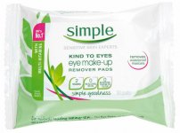 Simple Kind to Eyes Eye Make up Remover Pads Pack of 30
