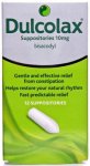 Dulcolax Laxative Suppositories 10mg Pack of 12