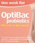 OptiBac Probiotics One Week Flat Sachets Pack of 7
